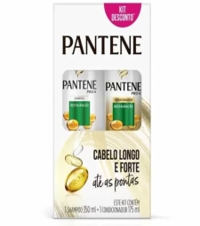 Imagem de capa de Kit Pantene Shampoo 350ml + Condicionador 175ml Restaucao