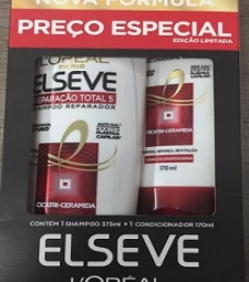 Imagem de capa de Kit Shampoo + Cond Elseve 375ml Rep Total 5