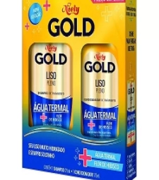 Imagem de capa de Kit Shampoo + Condicionador Niely Gold Liso Pleno