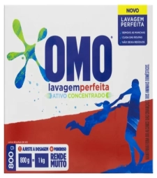 Imagem de capa de L.roupas Po Omo 20 X 800g Lavagem Perfeita