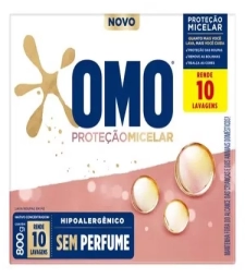 Imagem de capa de L.roupas Po Omo 20 X 800g Lavagem Protecao Micelar 