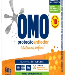 Imagem de capa de L.roupas Po Omo 20 X 800g Protecao Antiodor