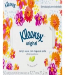 Imagem de capa de Lenco Kleenex Original 12,7cm X 21,2cm 50unid. Sortido