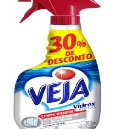 Imagem de capa de Limpa Vidros Veja Vidrex 12 X 500ml Pulverizador Promo