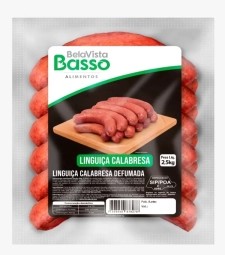 Imagem de capa de Linguica Calabresa Defumada Bela Vista Basso 2,5kg