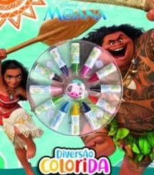 Imagem de capa de Livro Diversao Colorida Moana