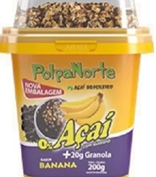 Imagem de capa de M. Acai Polpa Norte 220g Sabor Banana C/ Granola