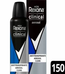 Imagem de capa de M. Desodorante Aero Rexona Clinical Classic Men 150ml