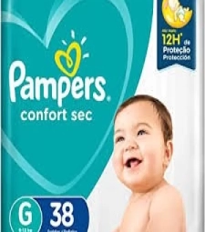 Imagem de capa de M. Fralda Pampers Confort Sec G 38 Un 