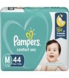 Imagem de capa de M. Fralda Pampers Confort Sec M 44 Un 