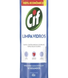 Imagem de capa de M. Limpa Vidros Cif 450ml Refil Ultra Rapido