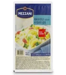 Imagem de capa de M. Massa Ravioli Mezzani 400g 4 Queijos