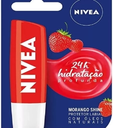 Imagem de capa de M. Nivea Protetor Labial 4,8g Morango Care