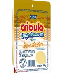 Imagem de capa de M. Queijo Mussarela Crioulo 150g Zero Lactose Fatiado