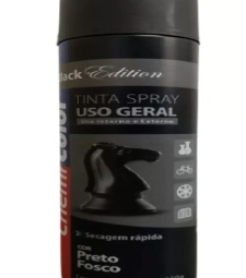 Imagem de capa de M. Tinta Spray Chemicolor 400ml Preto Fosco