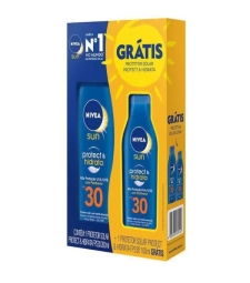 Imagem de capa de M.protetor Solar Nivea Protect&hidrata Fps30 200ml Gts 100ml