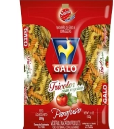 Imagem de capa de Macarrao Galo 20 X 500g Semola Parafuso Tricolori