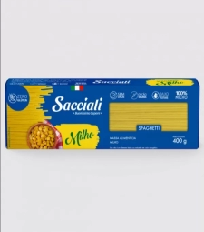 Imagem de capa de Macarrao Sacciali 12 X 400g Talharim Milho Zero Gluten