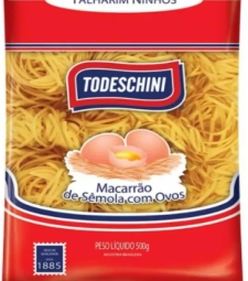 Imagem de capa de Macarrao Todeschini 20 X 500g C/ovos Fettuccini Ninhos 