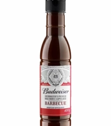 Imagem de capa de Molho Barbecue Budweiser 12 X 400g Malte E Lupulo 