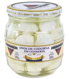 Imagem de capa de Ovos Codorna Hemmer 15 X 300g