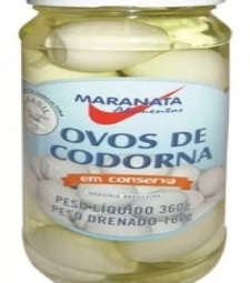 Imagem de capa de Ovos Codorna Maranata 6 X 300g