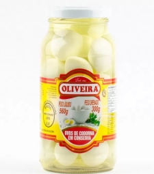 Imagem de capa de Ovos Codorna Oliveira 15 X 300g