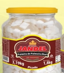 Imagem de capa de Palmito Jandel Pupunha 1,8kg Picado