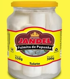 Imagem de capa de Palmito Jandel Pupunha 15 X 300g Tolete