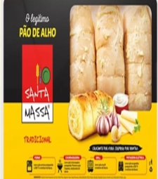 Imagem de capa de Pao De Alho Santa Massa 400g Tradicional