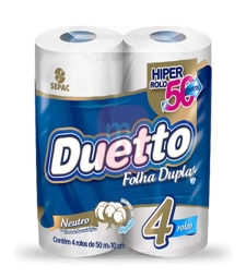 Imagem de capa de Papel Hig. Duetto 12 X 4 Neutro 50m