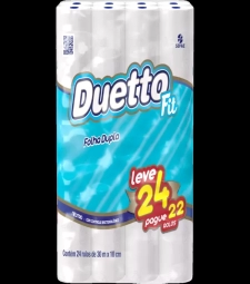 Imagem de capa de Papel Hig. Duetto 4 X 24 Fit Neutro 30m