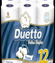 Imagem de capa de Papel Hig. Duetto 6 X 12 Neutro 30m