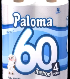 Imagem de capa de Papel Hig. Paloma 16 X 4 Neutro 60m