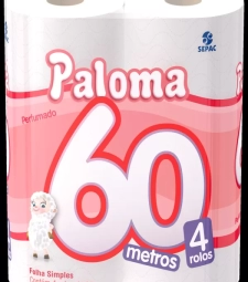 Imagem de capa de Papel Hig. Paloma 16 X 4 Perfumado 60m