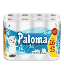 Imagem de capa de Papel Hig. Paloma 4 X 16 Neutro 30m L16p15