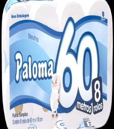 Imagem de capa de Papel Hig. Paloma 8 X 8 Neutro 60m