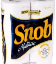 Imagem de capa de Papel Toalha Snob C/2 M Uso Branca Tnb22