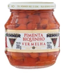 Imagem de capa de Pimenta Biquinho Hemmer 12 X 200g Vermelha