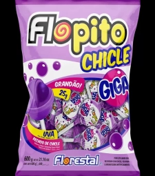 Imagem de capa de Pirulito Flopito Chic Giga 600g Uva