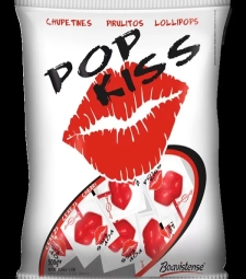 Imagem de capa de Pirulito Pop Kiss 500g Cereja