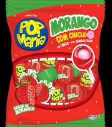 Imagem de capa de Pirulito Pop Mania 600g Morango