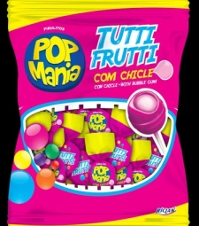 Imagem de capa de Pirulito Pop Mania 600g Tutti Frutti