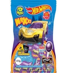 Imagem de capa de Pirulito Pop Mania Maxxi 672g Hot Wheels Uva 