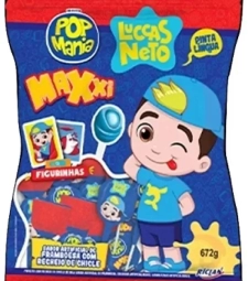 Imagem de capa de Pirulito Pop Mania Maxxi 672g Lucas Netto 