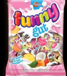 Imagem de capa de Pirulito Toffano Funny Gut 600g Sortido