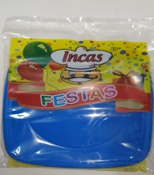 Imagem de capa de Prato Plast. Incas 10 X 10un Quad. Azul