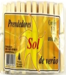 Imagem de capa de Prendedor De Roupas Madeira Sol De Verao 50 X 12