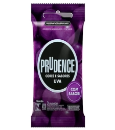 Imagem de capa de Preservativo Prudence 12 X 3unid Uva