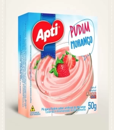 Imagem de capa de Pudim Po Apti 12 X 50g Morango